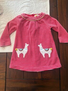 Baby Boden 6-12M Llama Dress